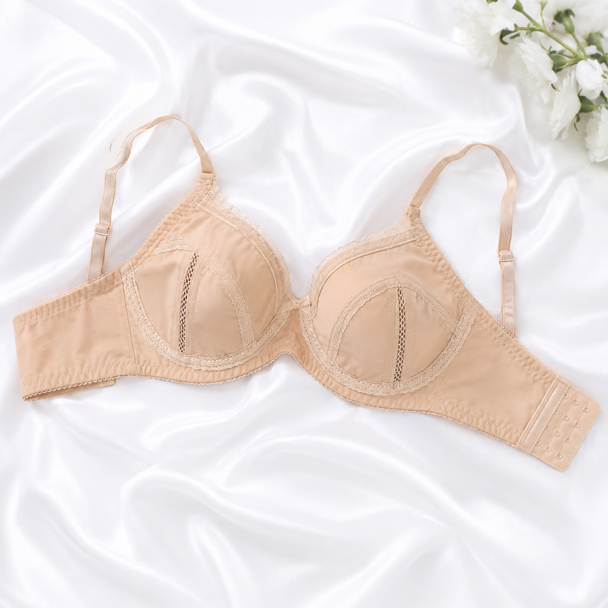 Nude Cotton Comfort Bra
