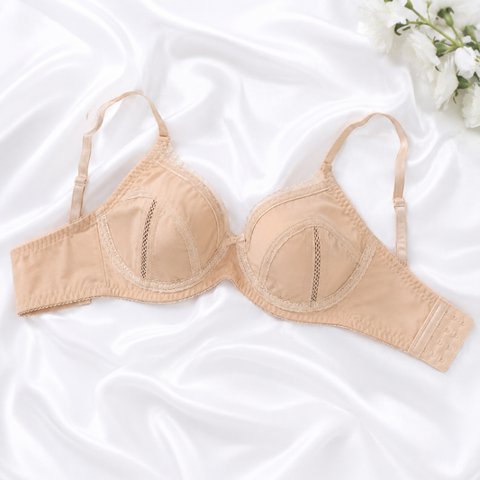 Nude Cotton Comfort Bra