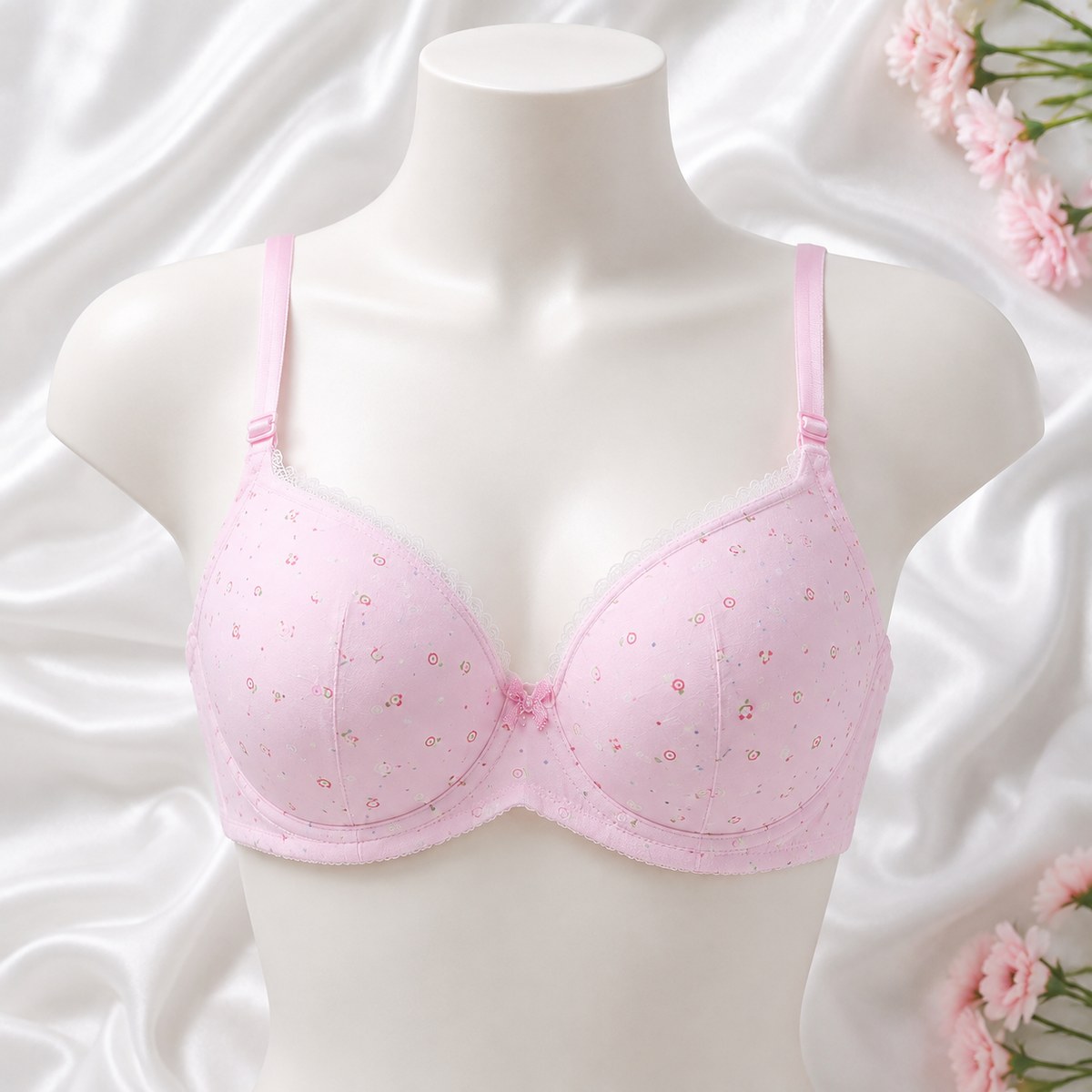 Ditsy Floral Wired Push-Up Bra