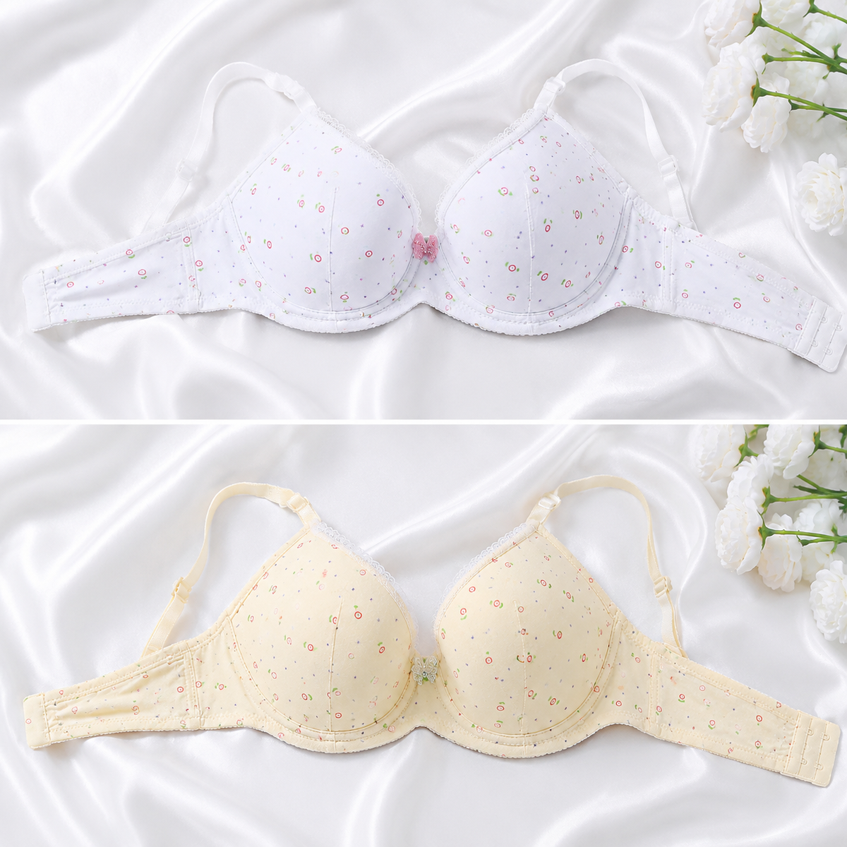 Ditsy Floral Wired Push-Up Bra