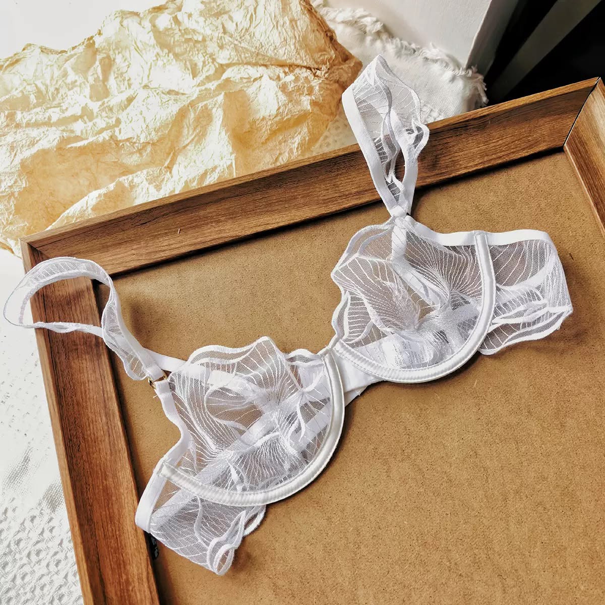 Rose Desire Lace Lingerie Set